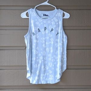 Doe Floral "Happy" Tank Top